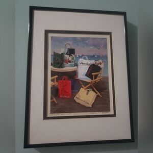 HOME art size 9x12 authenticated Nordstrom Macy's Jacobson's Thomas R Dawkins